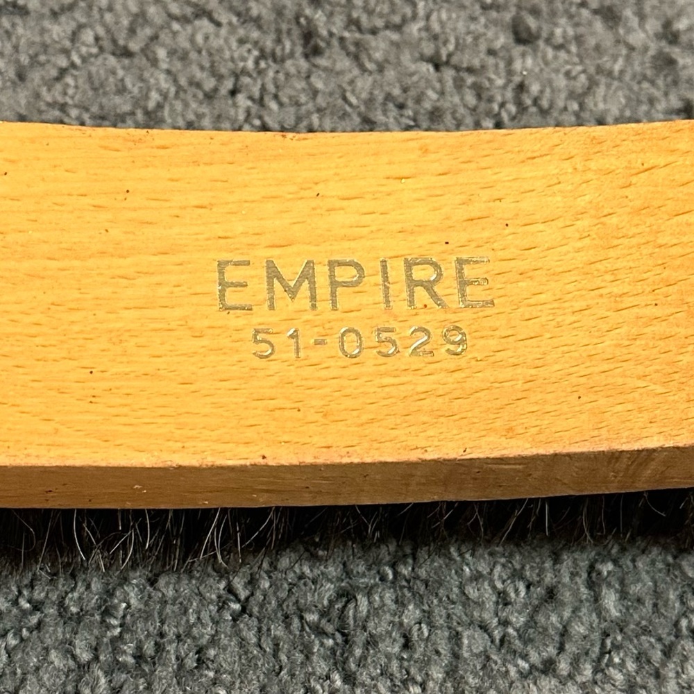 Vintage Wooden Empire Shoe Polish Brush 7” Model 51-029